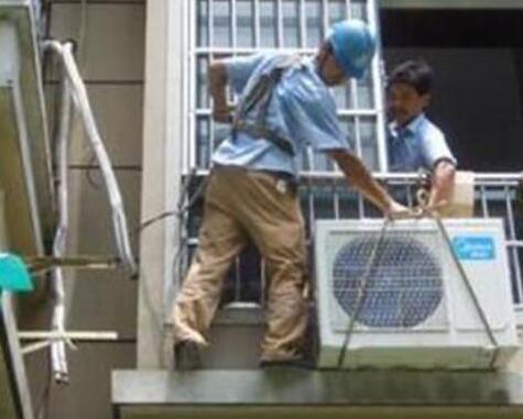 空調移機作業(yè)防墜器的應用